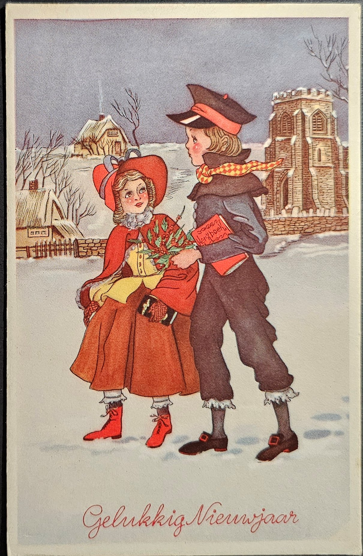 (image for) postcard New Year #0009